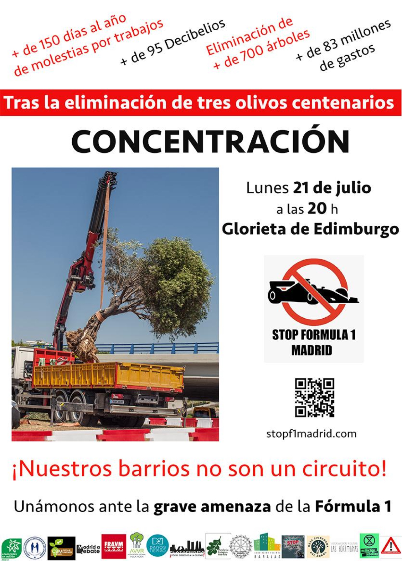 concentracion f1 madrid