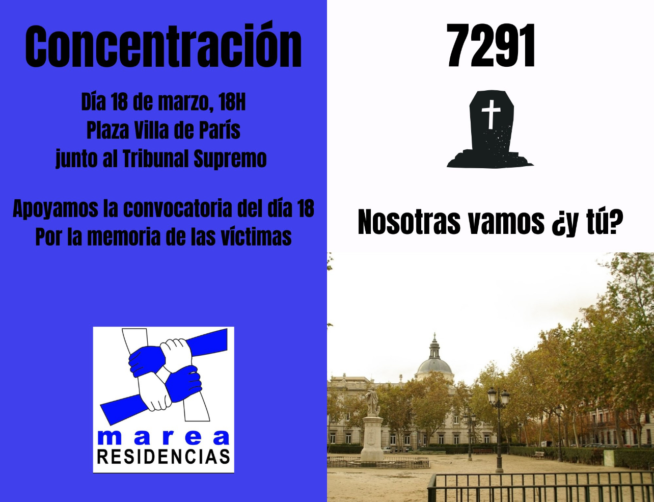 concentracion marea de residencias madrid